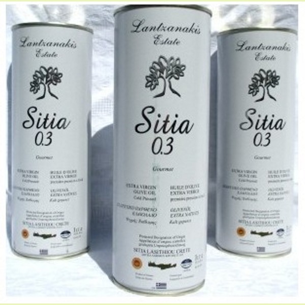 Huile Sitia 0,3 (AOP) 3 x 1 Litre 