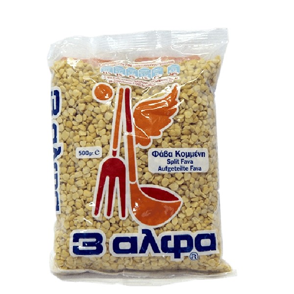 Fava (pois jaune) "Kitrini", sachet 500gr 